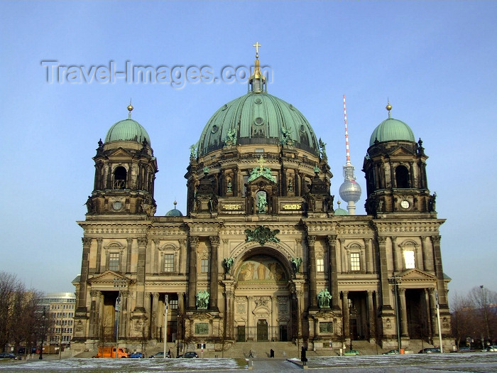 germany102: Berlin, Germany / Deutschland: the Cathedral - Unter den Linden / Schlossplatz - Berliner Dom - photo by M.Bergsma - (c) Travel-Images.com - Stock Photography agency - Image Bank