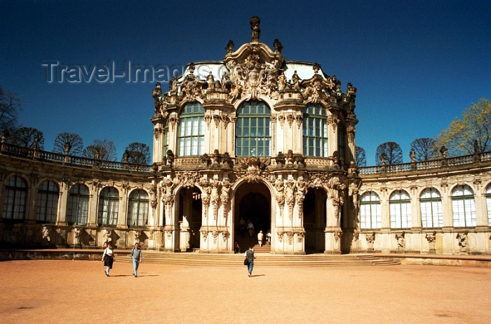 germany109: Germany / Deutschland -  Dresden (Saxony / Sachsen): Zwinger Palace (photo by J.Kaman) - (c) Travel-Images.com - Stock Photography agency - Image Bank