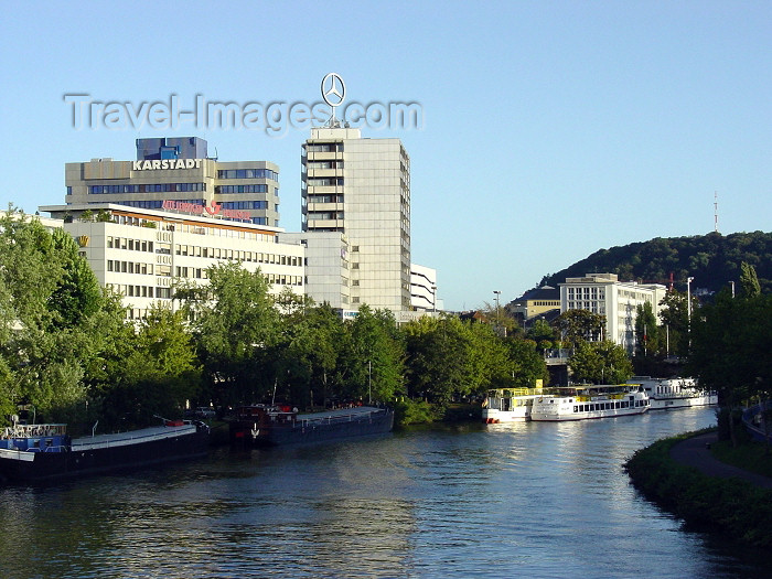 germany132: Germany / Deutschland -Saarbrucken (Saarland): Saar / Sarre river view - photo by P.Willis - (c) Travel-Images.com - Stock Photography agency - Image Bank