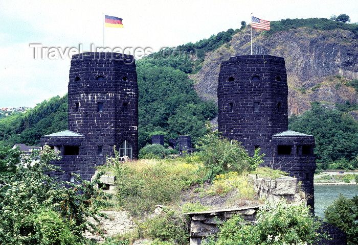 germany136: Germany / Deutschland - Remagen: the Ludendorff Bridge over the Rhine - 'the Bridge at Remagen' - photo by R.Eime - (c) Travel-Images.com - Stock Photography agency - Image Bank