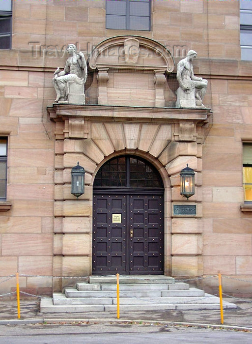 germany151: Germany - Bavaria - Nuremberg / Nürnberg -  Middle Franconia: Nuremberg court, famous for the WWII Nuremberg Trials - war crimes trial - photo G.Frysinger - (c) Travel-Images.com - Stock Photography agency - Image Bank