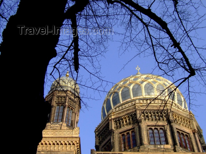 germany181: Berlin, Germany / Deutschland: New Synagogue - Moorish style dome - Neue Synagoge Berlin - Centrum Judaicum - Oranienburger Strasse - architect Eduard Knoblauch - photo by M.Bergsma - (c) Travel-Images.com - Stock Photography agency - Image Bank