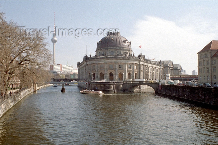 germany188: Berlin, Germany / Deutschland: on the river Spree - Bode Museum - architect Ernst von Ihne - Museum Island - Monbijou st. / auf dem Flußspree - photo by M.Bergsma - (c) Travel-Images.com - Stock Photography agency - Image Bank