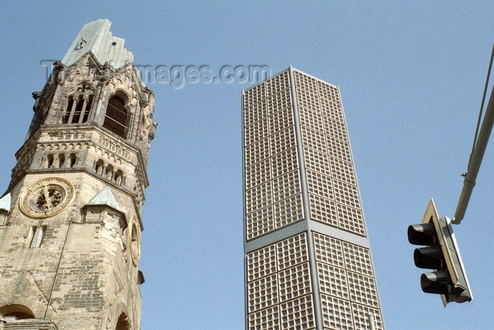 germany189: Germany / Deutschland - Berlin: Kaiser Wilhelm Memorial Church - Gedächtniskirche - photo by M.Bergsma - (c) Travel-Images.com - Stock Photography agency - Image Bank