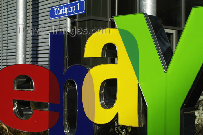 germany271: Germany - Berlin: German Ebay headquarters building - Ebay logo on Markplazt - online auctions company - photo by W.Schmidt - (c) Travel-Images.com - Stock Photography agency - Image Bank