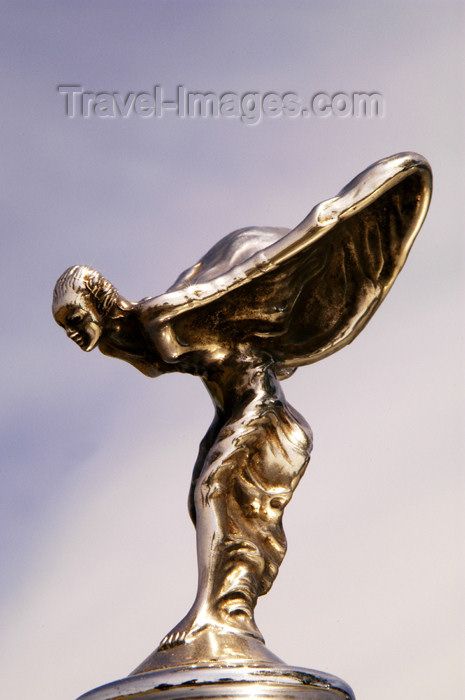 germany275: Germany - Berlin: Hood ornament - Spirit of Ecstasy - Emily - on the hood of a Rolls-Royce / Kühlerfigur - Luxusauto, Nobelkarosse - photo by W.Schmidt - (c) Travel-Images.com - Stock Photography agency - Image Bank