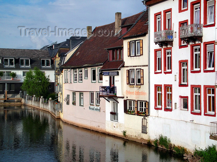 germany294: Bad Kreuznach - Rhineland-Palatinate / Rheinland-Pfalz, Germany / Deutschland: canal view - photo by Efi Keren - (c) Travel-Images.com - Stock Photography agency - Image Bank