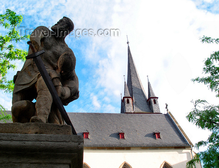 germany295: Bad Kreuznach - Rhineland-Palatinate / Rheinland-Pfalz, Germany / Deutschland: monument on Eiermarkt - photo by Efi Keren - (c) Travel-Images.com - Stock Photography agency - Image Bank