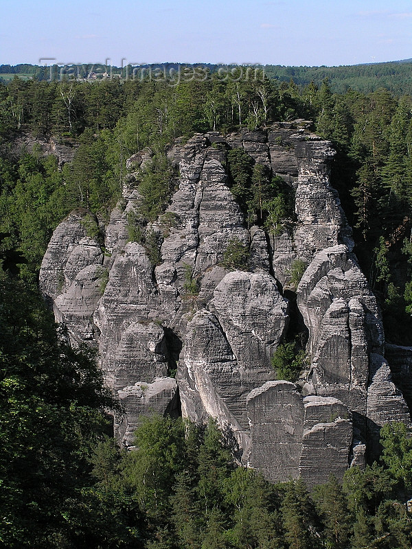 germany305: Germany - Saxony - Sächsische Schweiz / Saxon Switzerland - Elbe Sandstone Mountains and forest - Vertical rock formations - Elbsandsteingebirge - Free State of Saxony - Freistaat Sachsen - Swobodny Stat Sakska - photo by Juraj Kaman - (c) Travel-Images.com - Stock Photography agency - Image Bank