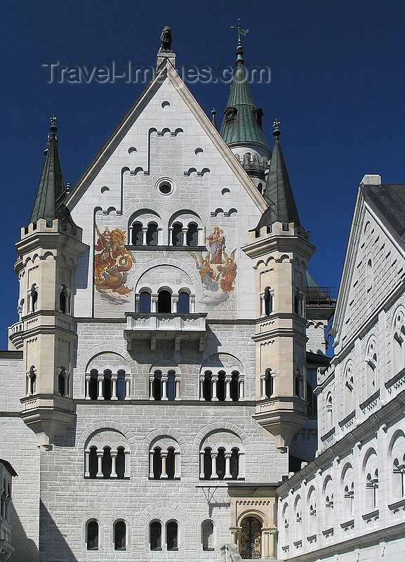 germany318: Germany - Bavaria: Neuschwanstein Castle - decoration - photo by J.Kaman - (c) Travel-Images.com - Stock Photography agency - Image Bank