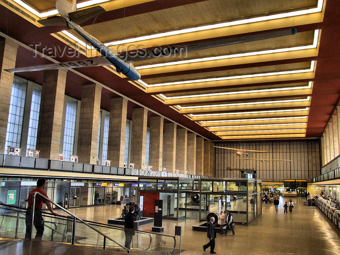 germany330: Germany - Berlin / THF: American eagle at Tempelhof International Airport - reminder of the American occupation of Europe - interior - Flughafen Tempelhof - Berlin Tempelhof - photo by M.Bergsma - (c) Travel-Images.com - Stock Photography agency - Image Bank