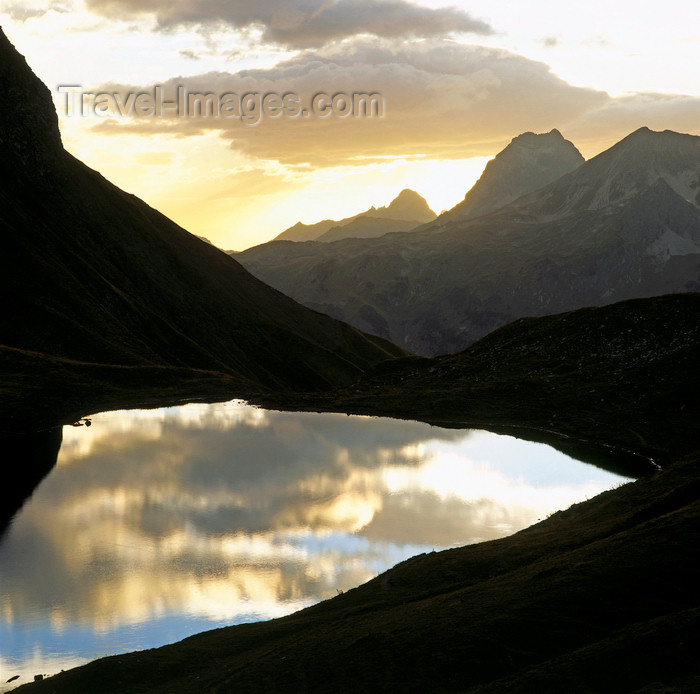 germany339: Germany - Oberstdorf, Allgäu region, Swabia, Bavaria: sunset over the Rappensee lake - seen from the Rappenseehütte Alpine hut - Allgäu region of the Bavarian Alps - photo by W.Allgower - (c) Travel-Images.com - Stock Photography agency - Image Bank