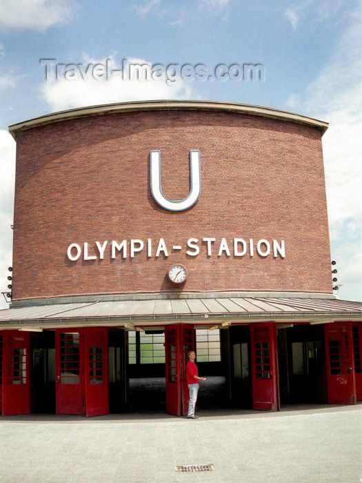 germany86: Germany / Deutschland - Berlin: Olympia-Stadion metro station / U-bahn - photo by M.Bergsma - (c) Travel-Images.com - Stock Photography agency - Image Bank