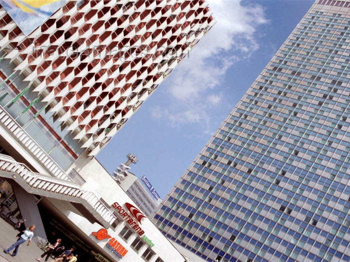 germany87: Germany / Deutschland - Berlin: Alexanderplatz - monotonous façades - photo by M.Bergsma - (c) Travel-Images.com - Stock Photography agency - Image Bank