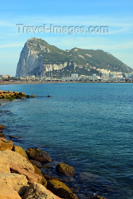 gibraltar105: Gibraltar: Gibraltar and Algeciras bay, view from La Línea de la Concepción - Strait of Gibraltar - photo by M.Torres - (c) Travel-Images.com - Stock Photography agency - Image Bank