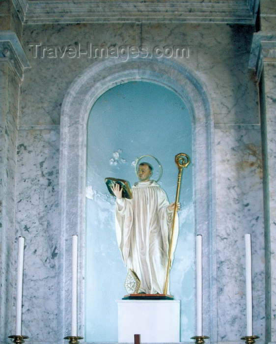 gibraltar12: Gibraltar: Saint Bernard of Clairvaux, co-patron of Gibraltar, Catholic Cathedral of Saint Mary the Crowned - photo by M.Torres - (c) Travel-Images.com - Stock Photography agency - Image Bank