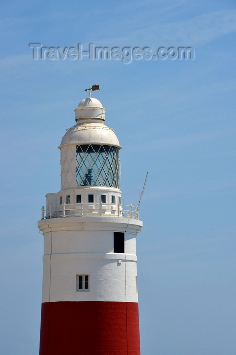 gibraltar18: Gibraltar: Europa Point Lighthouse, aka Trinity Lighthouse, Victoria Tower or La Farola - helps shipping entering the Strait of Gibraltar - photo by M.Torres - (c) Travel-Images.com - Stock Photography agency - Image Bank