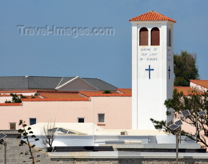 gibraltar26: Gibraltar: bell tower of the Shrine of Our Lady of Europe - Europa Point - Nuestra Señora de Europa - photo by M.Torres
 - (c) Travel-Images.com - Stock Photography agency - Image Bank