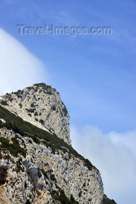 gibraltar31: Gibraltar: looking north along the cliffs of the east coast - peak - photo by M.Torres - (c) Travel-Images.com - Stock Photography agency - Image Bank