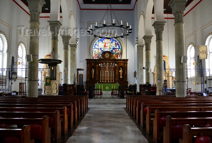 gibraltar91: Gibraltar: nave of the Anglican Cathedral of the Holy Trinity - photo by M.Torres - (c) Travel-Images.com - Stock Photography agency - Image Bank