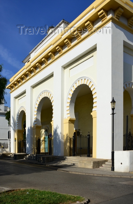 gibraltar93: Gibraltar: moorish façade of the Holy Trinity Anglican Cathedral - Cathedral Square - photo by M.Torres - (c) Travel-Images.com - Stock Photography agency - Image Bank