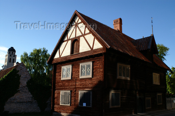 gotland101: Gotland - Visby: old house near Almedalen - gable - photo by A.Ferrari - (c) Travel-Images.com - Stock Photography agency - Image Bank