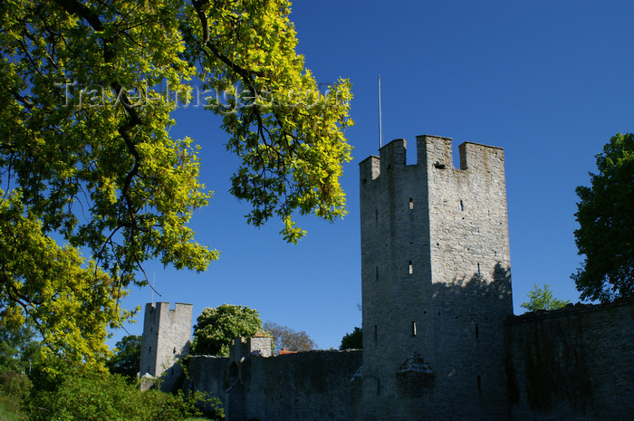 gotland84: Gotland - Visby: northern wall - ringwall - photo by A.Ferrari - (c) Travel-Images.com - Stock Photography agency - Image Bank