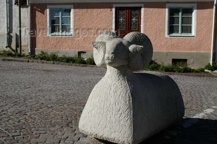 gotland91: Gotland - Visby: sheep statue on Sodertorg - photo by A.Ferrari - (c) Travel-Images.com - Stock Photography agency - Image Bank