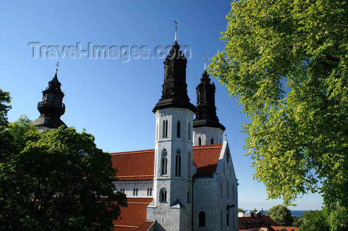 gotland94: Gotland - Visby: Sankta Maria Cathedral - Visby domkyrka - photo by A.Ferrari - (c) Travel-Images.com - Stock Photography agency - Image Bank