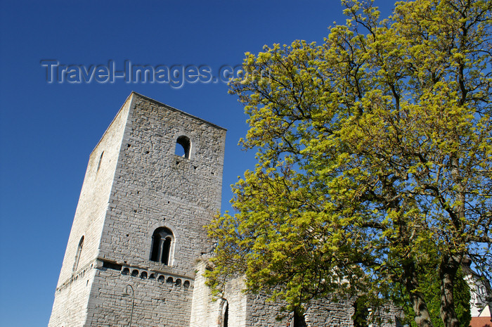 gotland97: Gotland - Visby: old church near Stora Torget - photo by A.Ferrari - (c) Travel-Images.com - Stock Photography agency - Image Bank