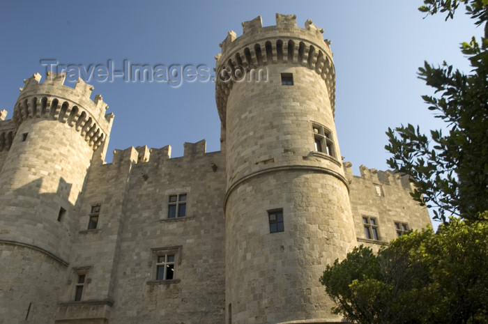 greece346: Greece, Dodecanese Islands, Rhodes: Palace of the Masters, Old Town. - (c) Travel-Images.com - Stock Photography agency - Image Bank