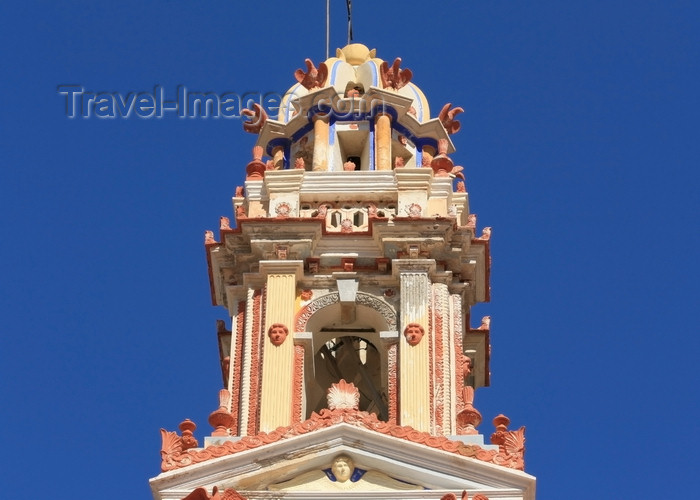 greece439: Greek islands - Dodecanes archipelago - Symi island - Panormitis - Monastery of the Archangel Michael - belltower - photo by A.Stepanenko - (c) Travel-Images.com - Stock Photography agency - Image Bank