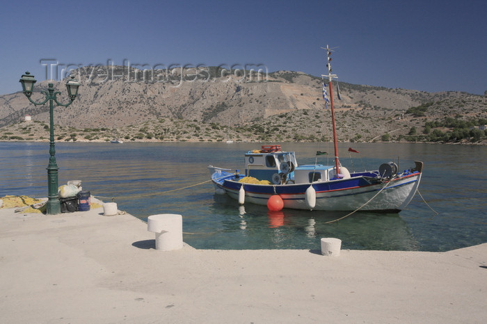 greece441: Greek islands - Dodecanes archipelago - Symi island - Panormitis - on the quay - photo by A.Stepanenko - (c) Travel-Images.com - Stock Photography agency - Image Bank