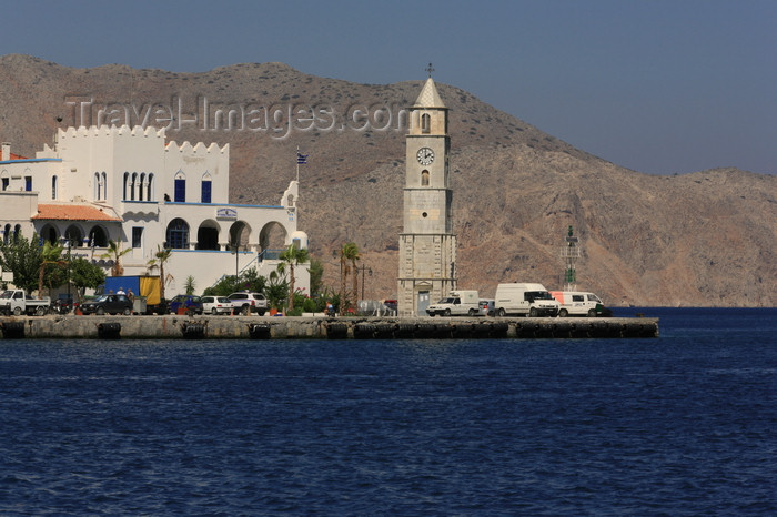 greece442: Greek islands - Greek islands - Dodecanese archipelago - Symi island - Symi town / Ano Symi: the waterfront- Aegean Sea - photo by A.Dnieprowsky - (c) Travel-Images.com - Stock Photography agency - Image Bank