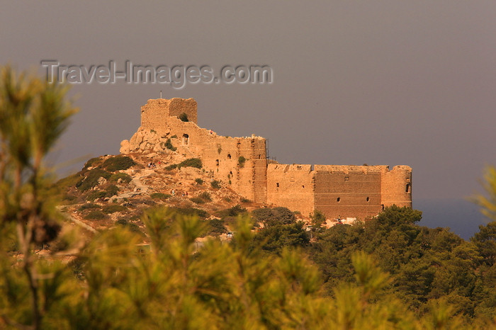 greece452: Greece - Rhodes island - Kritinia - castle - photo by A.Stepanenko - (c) Travel-Images.com - Stock Photography agency - Image Bank