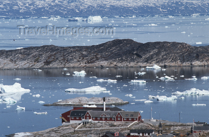 greenland53: Greenland - Ilulissat / Jakobshavn - the hospital - photo by W.Allgower - (c) Travel-Images.com - Stock Photography agency - Image Bank