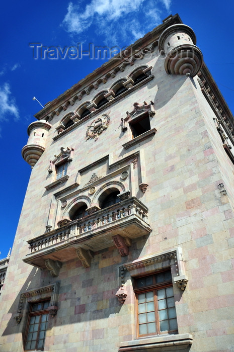 guatemala87: Ciudad de Guatemala / Guatemala city: National Police HQ - tower - photo by M.Torres - (c) Travel-Images.com - Stock Photography agency - Image Bank