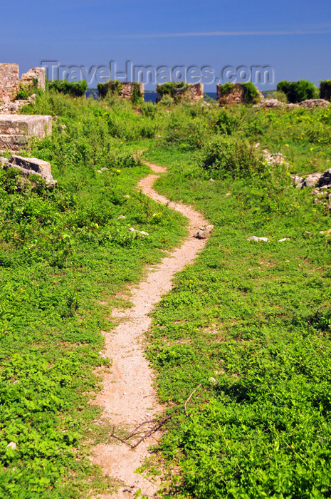 haiti87: Fort-Liberté, Nord-Est Department, Haiti: Fort Dauphin - footpath and ramparts - photo by M.Torres - (c) Travel-Images.com - Stock Photography agency - Image Bank