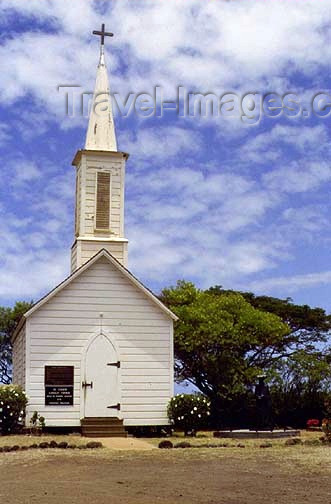 hawaii42: Hawaii - Molokai'i: St Joseph Catholic Church - photo by G.Frysinger - (c) Travel-Images.com - Stock Photography agency - Image Bank