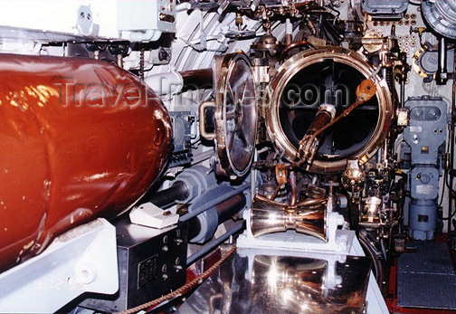 hawaii45: Oahu island - Pearl Harbor: USS Bowfin - aft torpedo room - SS-287 - photo by G.Frysinger - (c) Travel-Images.com - Stock Photography agency - Image Bank