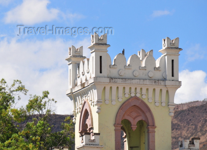 honduras49: Tegucigalpa, Honduras: tower at the former Presidential House, inspired in Castillo Sirmione in Brescia - Casa Presidencial - Museo Histórico de la República - Paseo Marco Aurelio Soto - photo by M.Torres - (c) Travel-Images.com - Stock Photography agency - Image Bank