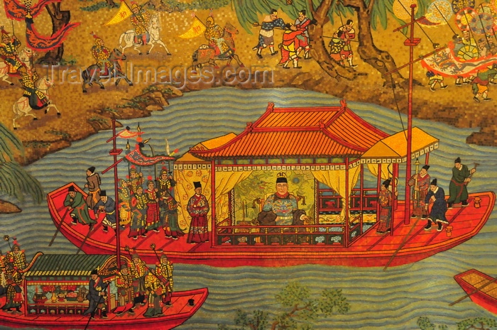 hong-kong13: Hong Kong: Jumbo Floating Restaurant - the emperor on a barge - Aberdeen Harbour - photo by M.Torres - (c) Travel-Images.com - Stock Photography agency - Image Bank