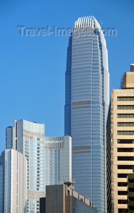 hong-kong3: Hong Kong: Two International Finance Center, 2IFC and Four Season Hotel - skyscraper by architect César Pelli, Central - financial district - photo by M.Torres - (c) Travel-Images.com - Stock Photography agency - Image Bank