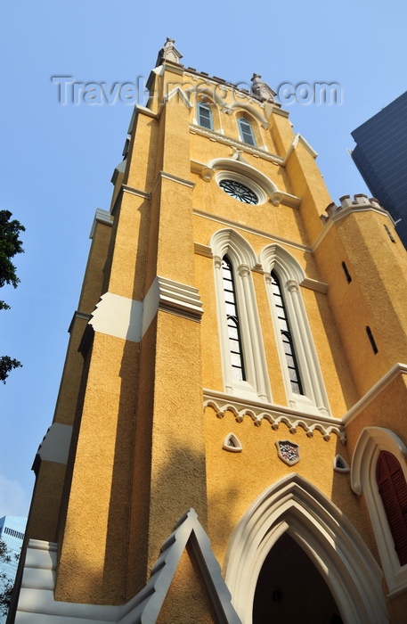 hong-kong30: Hong Kong: tower St John's Cathedral - Anglican temple - Central district - photo by M.Torres - (c) Travel-Images.com - Stock Photography agency - Image Bank