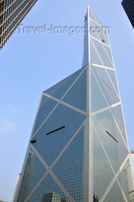 hong-kong47: Hong Kong: looking up the Bank of China tower - architects I.M.Pei and S.Kung - skyscraper - Central district - photo by M.Torres - (c) Travel-Images.com - Stock Photography agency - Image Bank