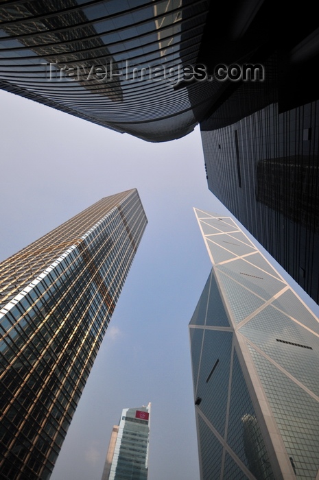 hong-kong50: Hong Kong: skyscrapers seen from Cheung Kong Park -  Bank of China tower, Cheung Kong Center, AIA Central and Three Garden Road - Central district - photo by M.Torres - (c) Travel-Images.com - Stock Photography agency - Image Bank