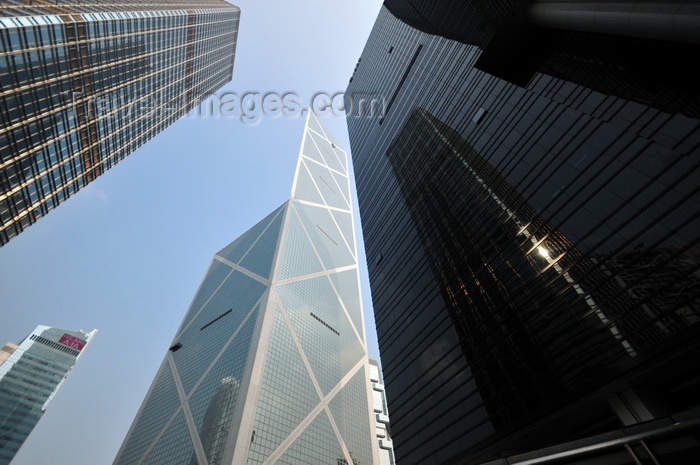 hong-kong51: Hong Kong: Three Garden Road towers, formerly Citibank Plaza and Cheung Kong Center, Bank of China, AIA Central, Central district - photo by M.Torres - (c) Travel-Images.com - Stock Photography agency - Image Bank