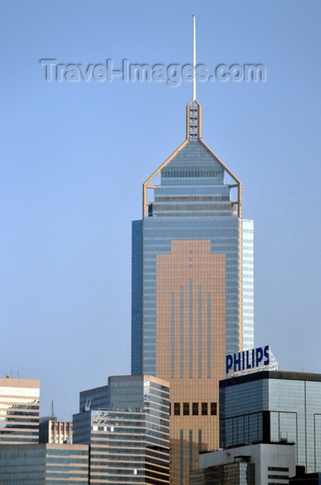 hong-kong64: Hong Kong: Central Plaza - skyscraper designed by Dennis Lau and Ng Chun Man, Harbour Road, Wan Chai, Hong Kong Island - photo by M.Torres - (c) Travel-Images.com - Stock Photography agency - Image Bank