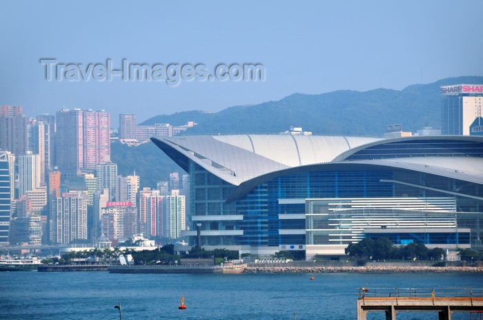 hong-kong65: Hong Kong: Convention and Exhibition Centre, HKCEC - architect Larry Oltmanns, Wan Chai North, Hong Kong Island - photo by M.Torres - (c) Travel-Images.com - Stock Photography agency - Image Bank