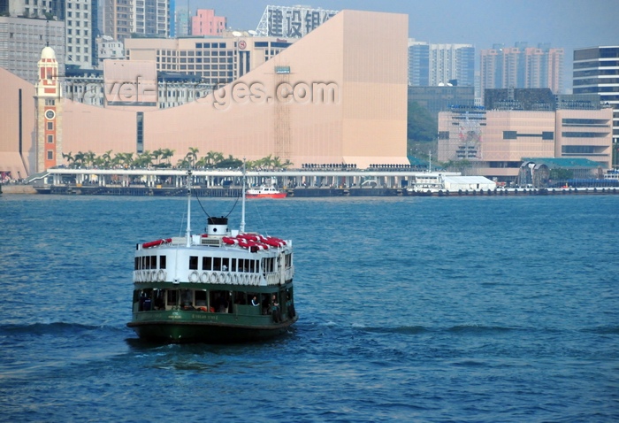 hong-kong66: Hong Kong: ferry and HK Cultural Centre, Tsim Sha Tsui, Kowloon - photo by M.Torres - (c) Travel-Images.com - Stock Photography agency - Image Bank